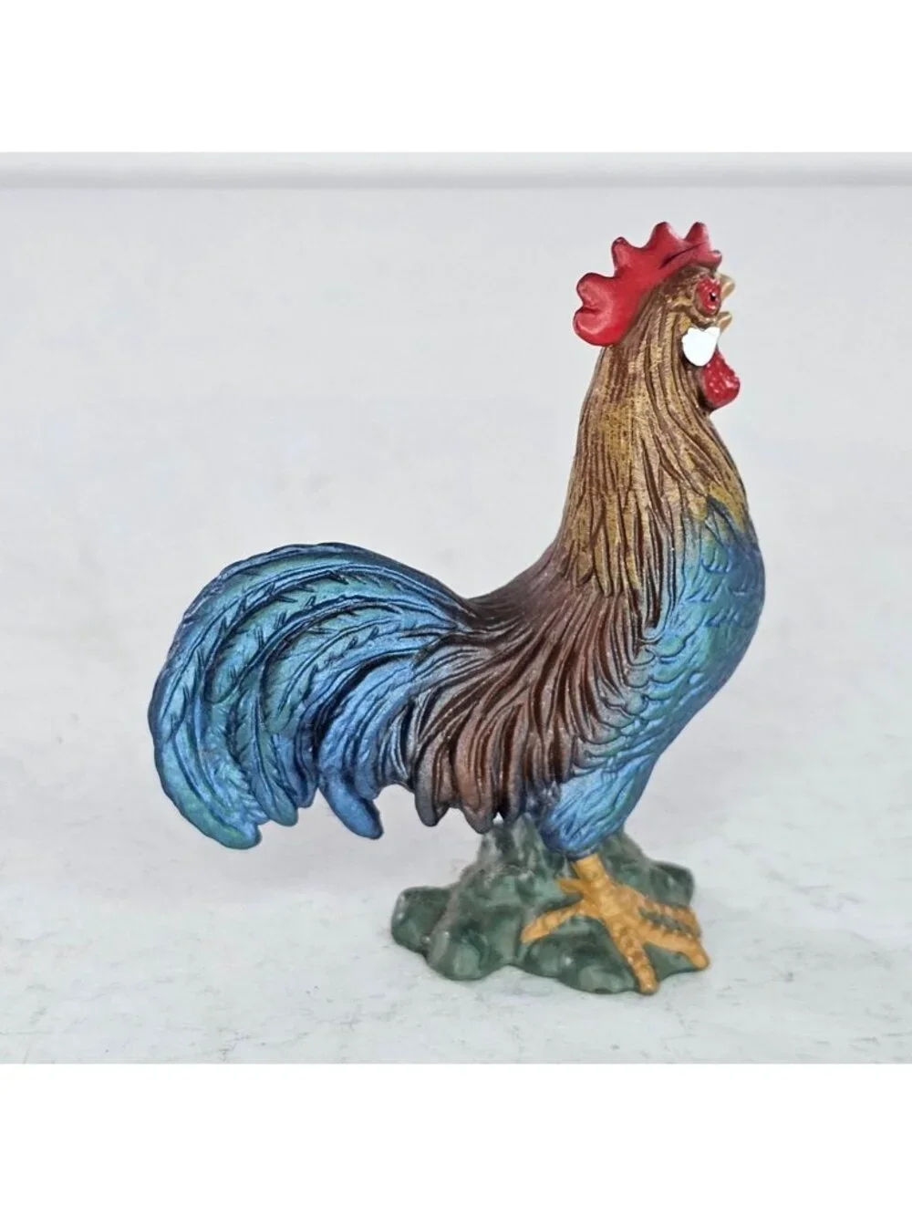 schleich rooster colorful